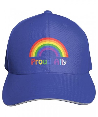 Pride Month LGBTQ Gay Pride Ally Baseball Cap Hats for Men Women Sun Hat Dad Hats Running Workouts Hats Blue $9.84 Baseball Caps