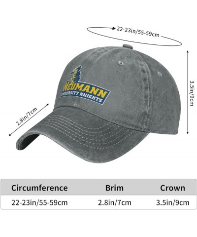 Neumann University Cowboy Hats，Unisex Adjustable for Hat Baseball Cap Casquette Gray $12.99 Cowboy Hats