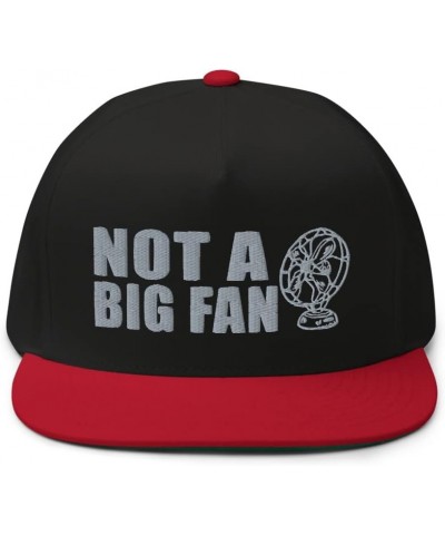 Not A Big Fan Funny Banter Hat Black/ Red $18.80 Baseball Caps