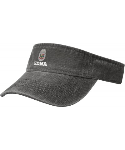 Coat of Arms of Panama It's in My DNA Sun Visor Hats for Women Men Adjustable Cotton Sun Hat Golf Cap Deep Heather $13.85 Visors