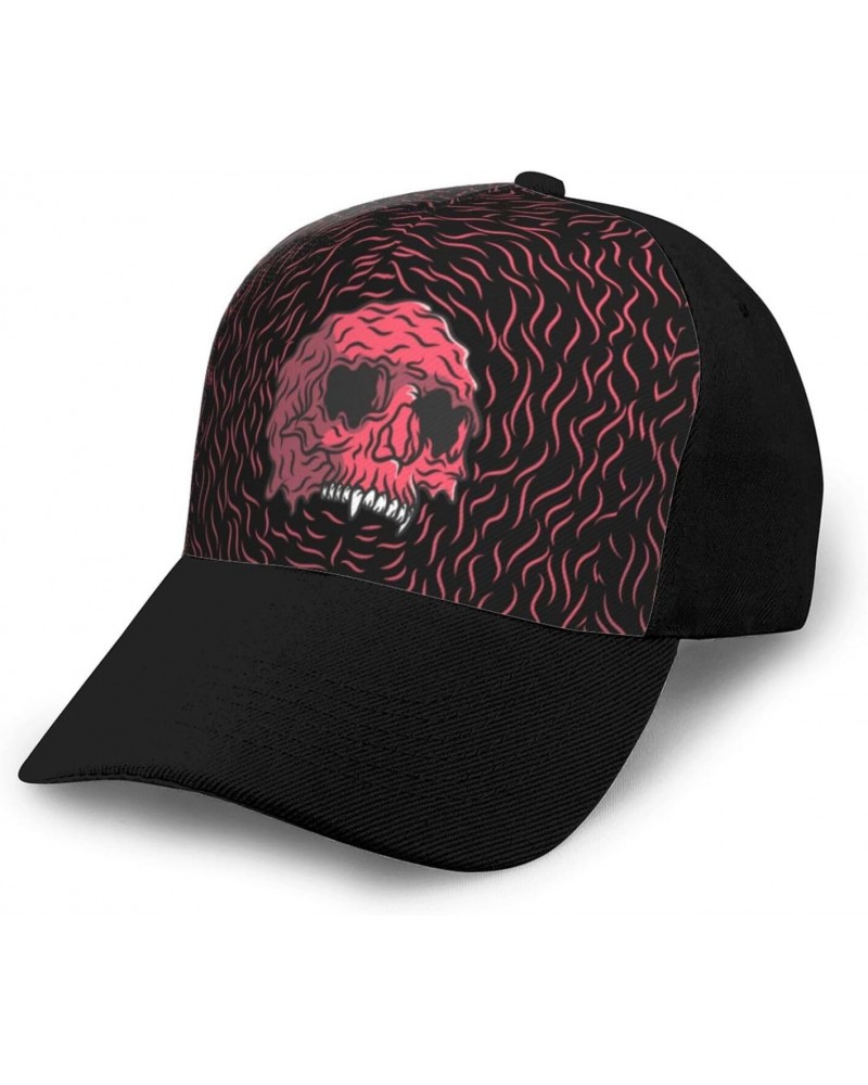 Horrible Skull Baseball Cap Women Men Hat Outdoor Leisure Sun Hat Adjustable Truck Driver Baseball Caps Dad Hats Black $13.17...