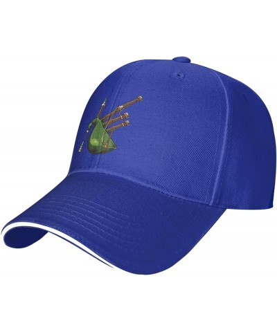 Bagpiper Quotes Funny Sayings Bagpipes Gifts for Women Men Unisex Baseball Cap Men Women Washed Adjustable Dad Hat Blue $9.68...