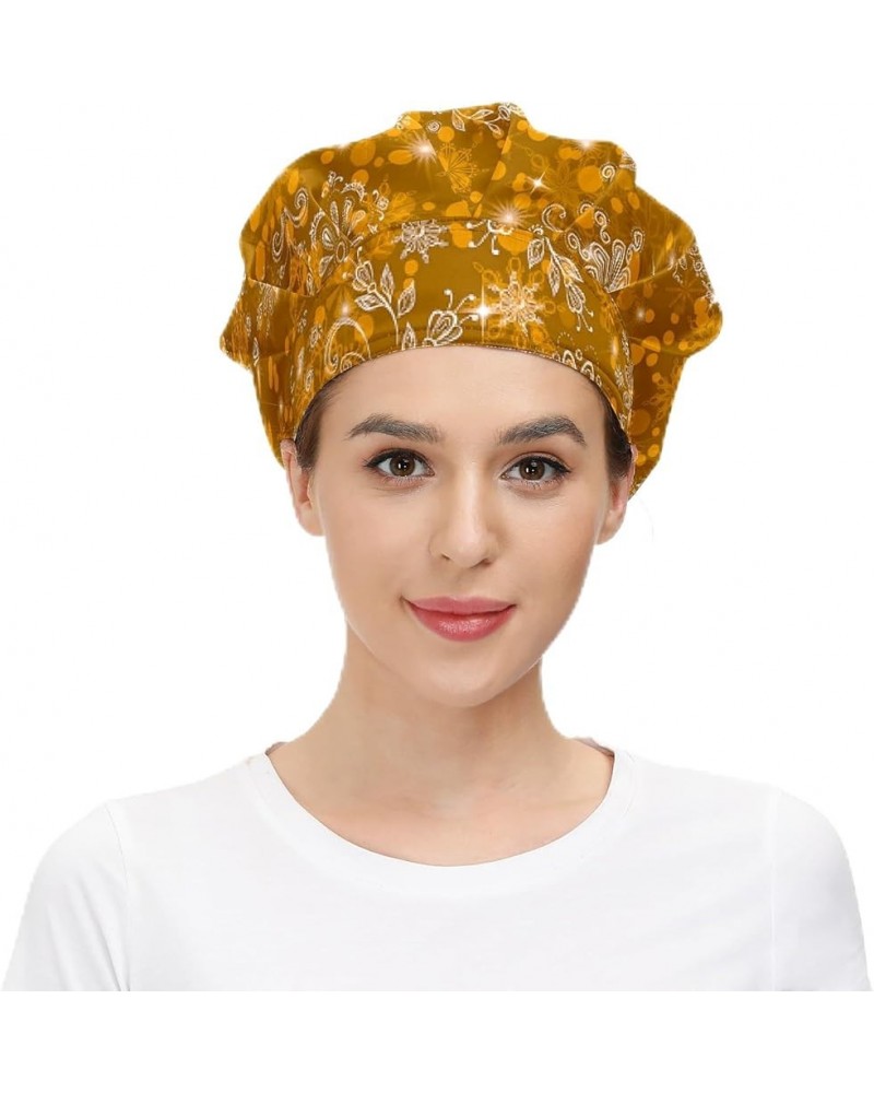 Working Cap with Sweatband Elastic Toggle Adjustable Bouffant Hats Printed Multi Color 69 Christmas (11) $11.39 Balaclavas