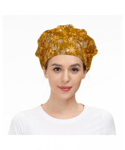 Working Cap with Sweatband Elastic Toggle Adjustable Bouffant Hats Printed Multi Color 69 Christmas (11) $11.39 Balaclavas