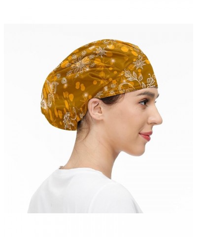 Working Cap with Sweatband Elastic Toggle Adjustable Bouffant Hats Printed Multi Color 69 Christmas (11) $11.39 Balaclavas