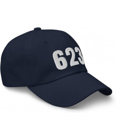 623 Hat Phoenix AZ Hat Mobile Telephone Area Code 623 Dad Cap Embroidered Dad Hat Baseball Cap Navy $19.95 Baseball Caps