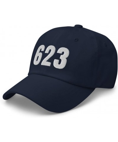 623 Hat Phoenix AZ Hat Mobile Telephone Area Code 623 Dad Cap Embroidered Dad Hat Baseball Cap Navy $19.95 Baseball Caps