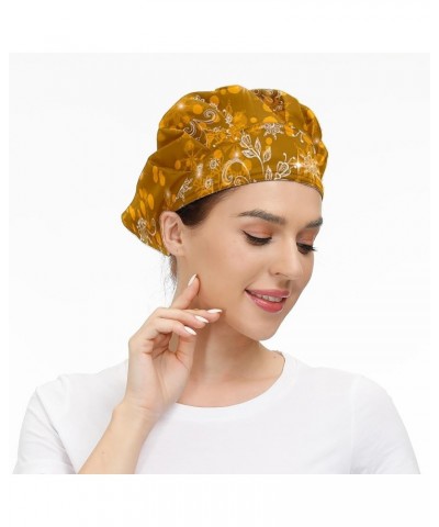 Working Cap with Sweatband Elastic Toggle Adjustable Bouffant Hats Printed Multi Color 69 Christmas (11) $11.39 Balaclavas