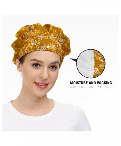 Working Cap with Sweatband Elastic Toggle Adjustable Bouffant Hats Printed Multi Color 69 Christmas (11) $11.39 Balaclavas