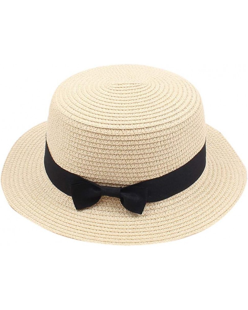 Summer Ladies Hat Beach Women's Solid Sun Top Sun Hat Visor Baseball Caps Dress Hats for Men Yellow $6.67 Sun Hats