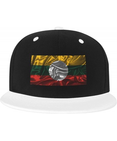 Silk Style Flag of The Shan State Baseball Cap for Men Women Snapback Hat Adjustable Flat Bill Hats White $11.87 Baseball Caps