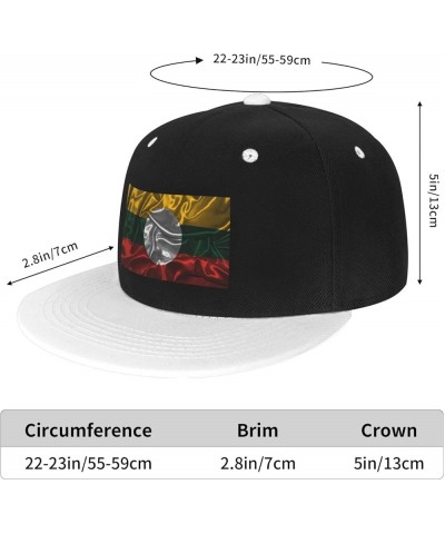 Silk Style Flag of The Shan State Baseball Cap for Men Women Snapback Hat Adjustable Flat Bill Hats White $11.87 Baseball Caps