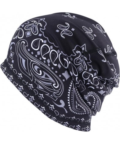 Summer Running Skull Cap/Beanie Cap/Helmet Liner/Dew rag/Chemo Cap/Bald Cap for Men and Women Hat Liner C-06 *2 $7.55 Skullie...