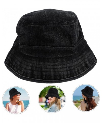 2 Pcs Fisherman's Hat Men and Women Vintage Blackx2pcs $14.55 Bucket Hats