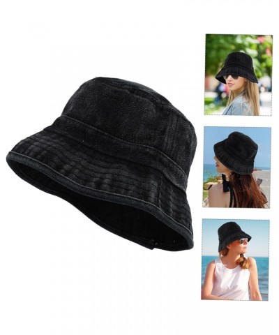 2 Pcs Fisherman's Hat Men and Women Vintage Blackx2pcs $14.55 Bucket Hats