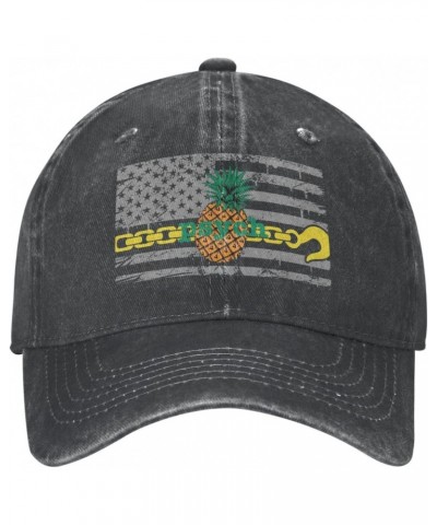 Psych Pineapple Vintage Denim Baseball Cap Cowboy Hat Classic Adjustable6 $10.54 Baseball Caps