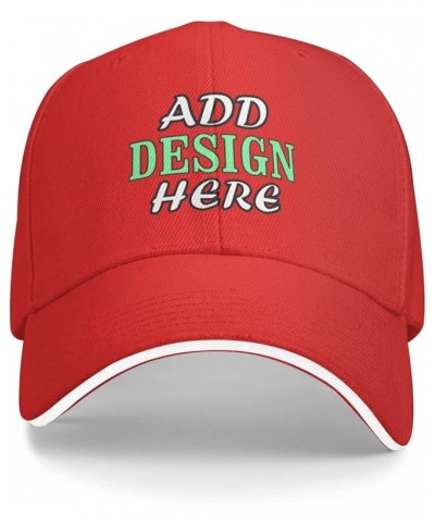 Custom Hats Personalized Adjustable Hat with Your Text/Photo/Image/Logo Trucker Hat Dad Hat, Unisex Indoor/Outdoor Hat Curved...