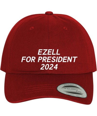 Ezell for President 2024 - Comfortable Dad Hat Baseball Cap Red $17.27 Baseball Caps