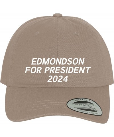 Edmondson for President 2024 - Comfortable Dad Hat Baseball Cap Khaki $13.36 Baseball Caps