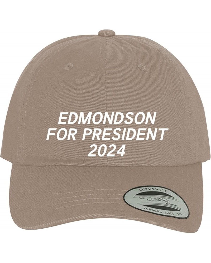 Edmondson for President 2024 - Comfortable Dad Hat Baseball Cap Khaki $13.36 Baseball Caps