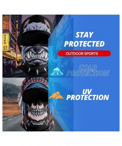 Balaclava Full Face Mask, UV Protector Outdoor Sports Ski Cycling Running Motorcycle for Men/Women Black $11.99 Balaclavas