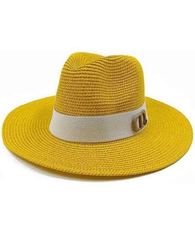 Jazz Cap Summer Hats for Women Men Colorful Sun Hat Outdoor Straw Hat Sun Protection Beach Hat Unisex Straw Hat 18 $15.79 Sun...