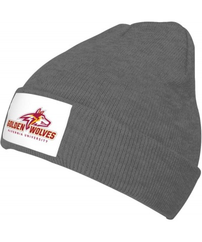 Alvernia A University Logo Cold Weather Cuffed Knit Beanie Skully Cap Hat One Size Fit Most Deep Heather $10.11 Skullies & Be...