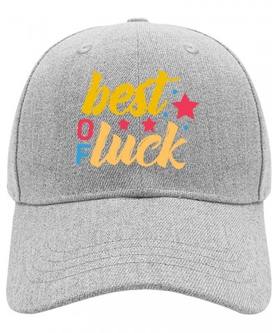 Baseball Cap Best of Luck Trucker Hats for Men Graphic Camo Snapbacks for Gifts Pale $13.81 Baseball Caps