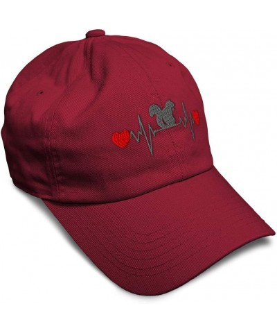 Soft Baseball Cap Squirrel Lifeline A Farm and Domesticated Animals Cotton Dad Hats for Men & Women Burgundy Design Only $16....