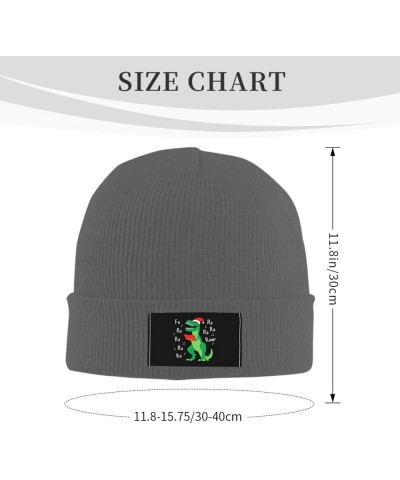 FA Ra Rawr T-Rex Christmas Carol,Cuffed Beanie for Men Women Knit Skull Cap Warm Stocking Hats Deep Heather $11.59 Skullies &...