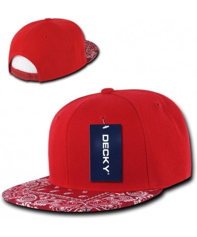 Bandanna Snapback Red/Red $9.79 Baseball Caps