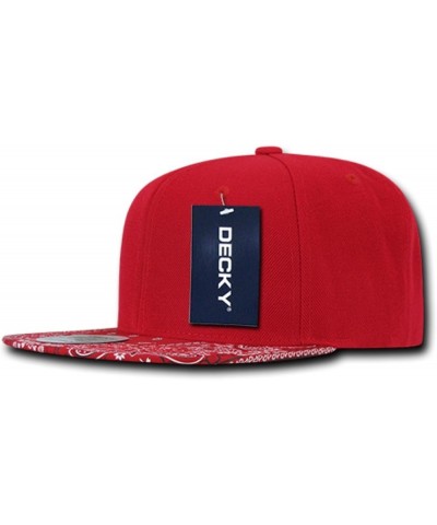 Bandanna Snapback Red/Red $9.79 Baseball Caps