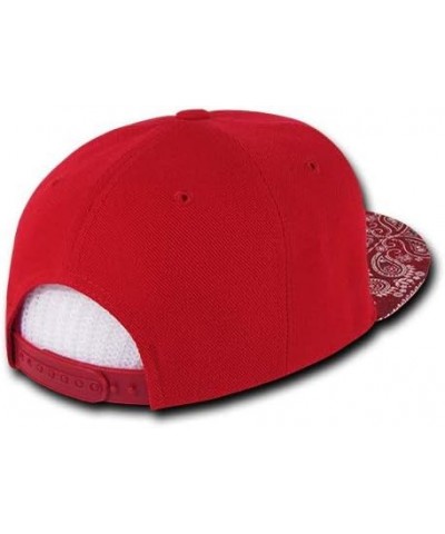 Bandanna Snapback Red/Red $9.79 Baseball Caps