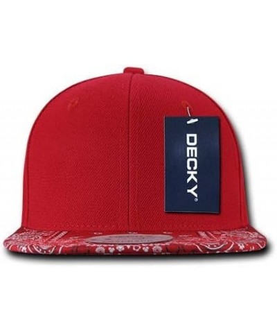 Bandanna Snapback Red/Red $9.79 Baseball Caps