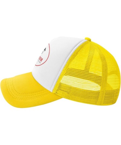 Winchester Trucker Hats for Both Men and Women - Mesh Baseball Snapback Hats Yellow $21.83 Baseball Caps