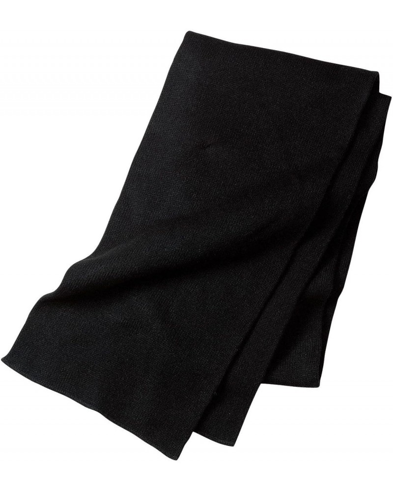 Knitted Scarf (KS01) Black $7.73 Scarves