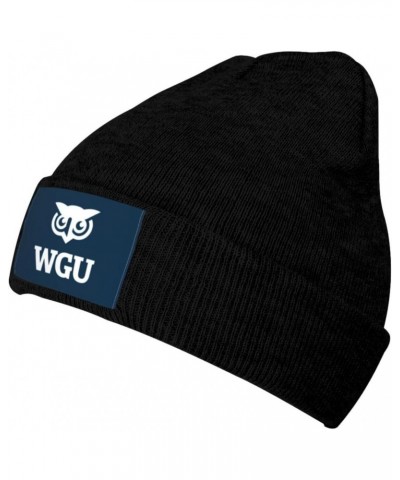 Western Governors University Logo Beanie Knit Hats for Men&Women-Daily Knit Ribbed Cap - Caps for Cold Weather $10.28 Skullie...