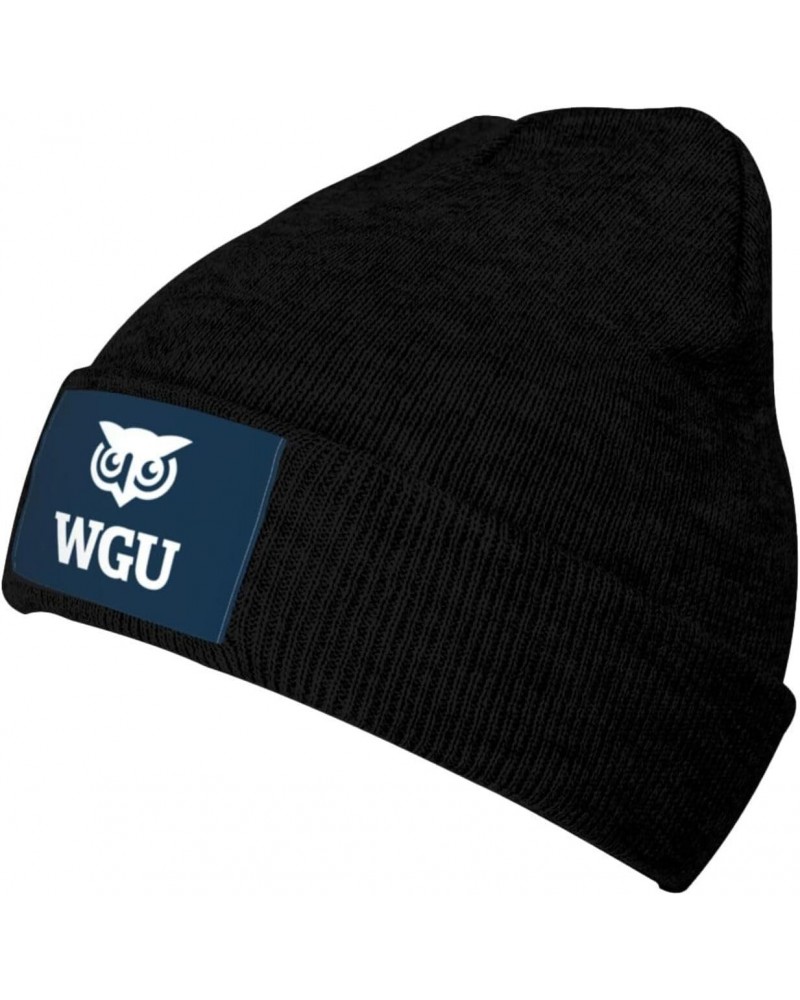 Western Governors University Logo Beanie Knit Hats for Men&Women-Daily Knit Ribbed Cap - Caps for Cold Weather $10.28 Skullie...