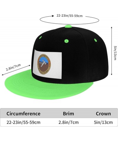 Flag of The Yerington Paiute Tribe Snapback Hat for Men Women Baseball Cap Trucker Flat Bill Hats Dad Caps Green $10.18 Baseb...