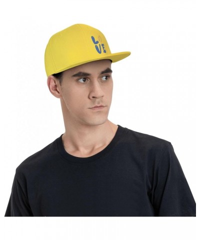 Snapback Baseball Cap Love Down Syndrome Awareness for Men Women Yellow $10.49 Baseball Caps