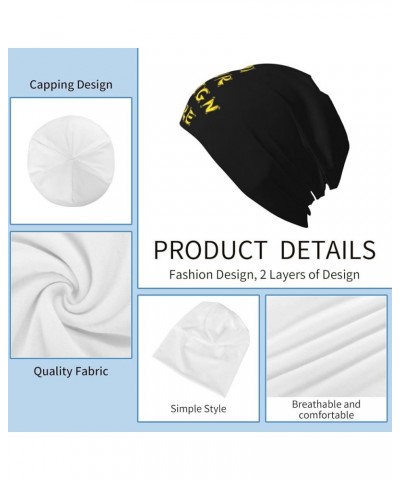 Custom Beanie Hat Personalized Knit Skull Cap for Men & Women Personalized Text Logo Skull Cap Hats Black $9.41 Skullies & Be...