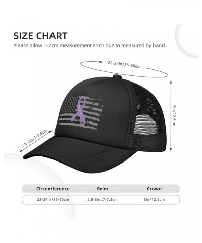 Vulvar Awareness Purple Ribbon Baseball Cap Adjustable Casual Mesh Hats Duck Tongue Hat for Men Women26 $10.54 Baseball Caps