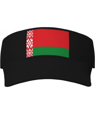 Flag of Belarus Cool Breathable Fashionable Eye Protection Sunshade Top Hat Black $10.26 Sun Hats