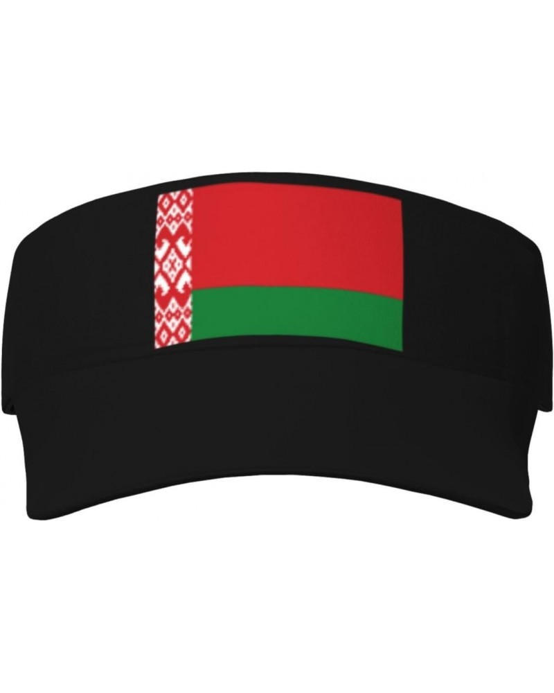 Flag of Belarus Cool Breathable Fashionable Eye Protection Sunshade Top Hat Black $10.26 Sun Hats