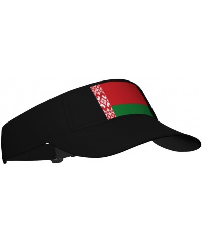 Flag of Belarus Cool Breathable Fashionable Eye Protection Sunshade Top Hat Black $10.26 Sun Hats