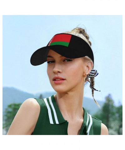 Flag of Belarus Cool Breathable Fashionable Eye Protection Sunshade Top Hat Black $10.26 Sun Hats