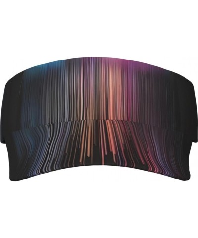 Colorful Rainbow rain Sunscreen Visor Hats Sweatproof for Women Sport Empty Top Baseball Sun Cap, Tennis Visor Golf Visor $11...