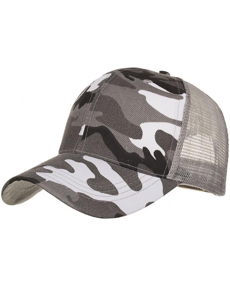 Snapback Hats for Men Baseball Cap Adjustable Curved Brim Trucker Dad Gift Hat for Boys Teen Black Independence Day Grey $6.3...