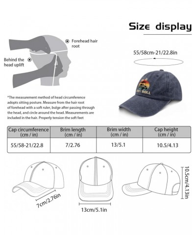 Baseball Hats for Men Halloween Hat for Men's Gym Hats Trendy This is How i rogll Sun Cap Navy $10.39 Sun Hats