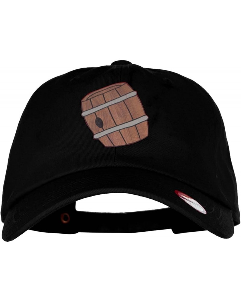 Monkey Donkey Barrels Heat Transfer Washed Cap Black $15.72 Baseball Caps